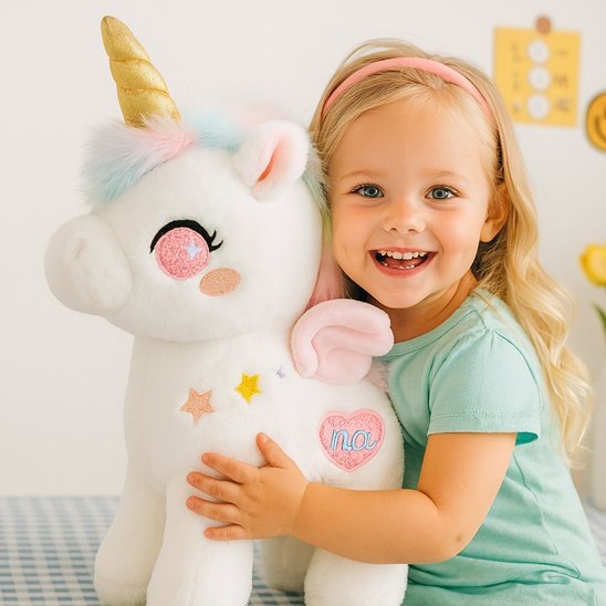 Peluche en licorne