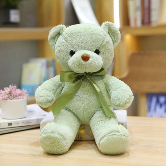 Peluche en ours vert
