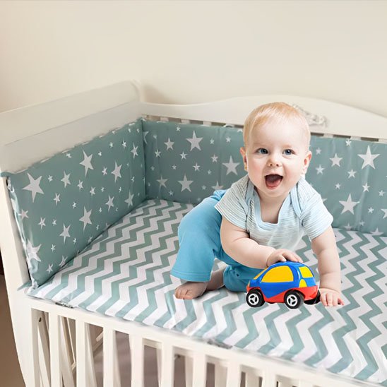 Tour de lit bébé | Douceur Sécurisée
