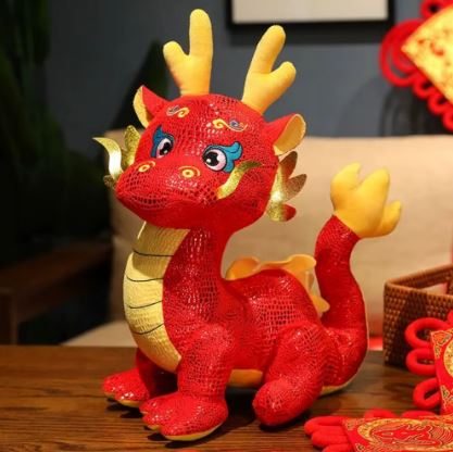 La Peluche dragon rouge : le compagnon réconfortant pour votre enfant - Surface Bébé