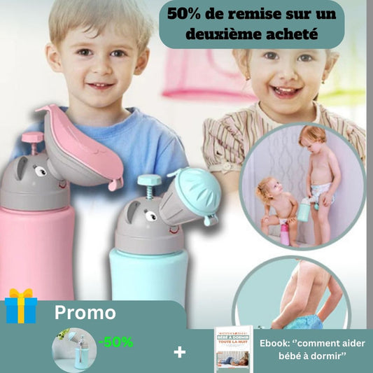 Urinoir portable pour enfant-Urinokid™ - Surface Bébé