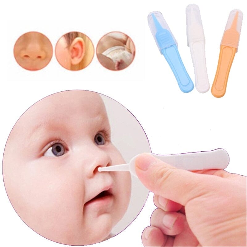 PinClean™ - Outil de nettoyage bébé | Nez & Oreilles - Surface Bébé