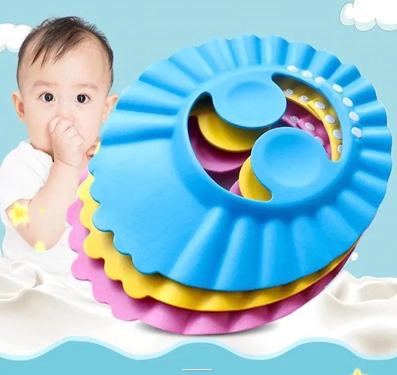 Visière chapeau pour douche bébé I ShampooCap™ - Surface Bébé